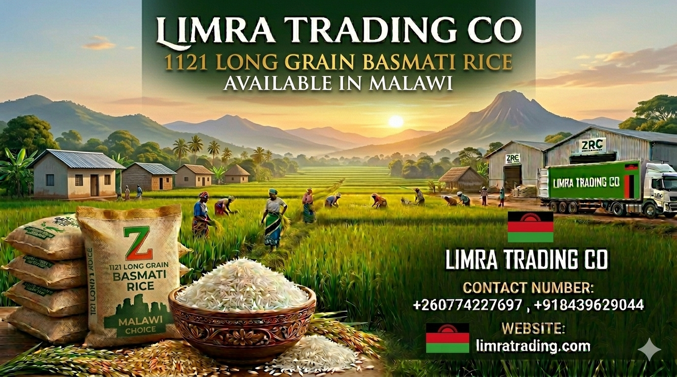 1121 Long Grain Basmati Rice In Malawi